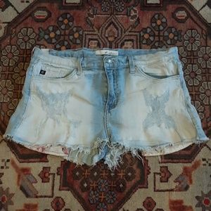 KanCan Distressed Jean Shorts